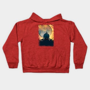 Arabic sky Kids Hoodie